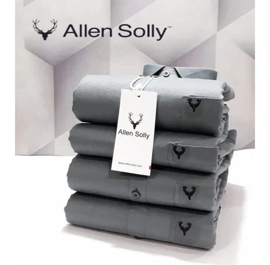 Allen Solly Men's Solid Cotton Formal Shirt