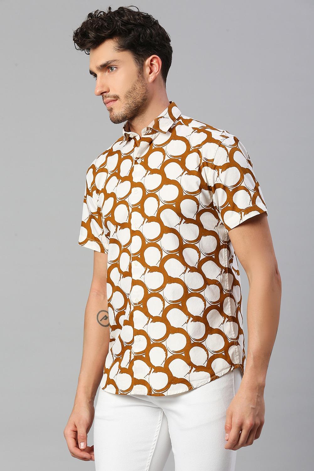 Styliscope Printed Casual Shirts